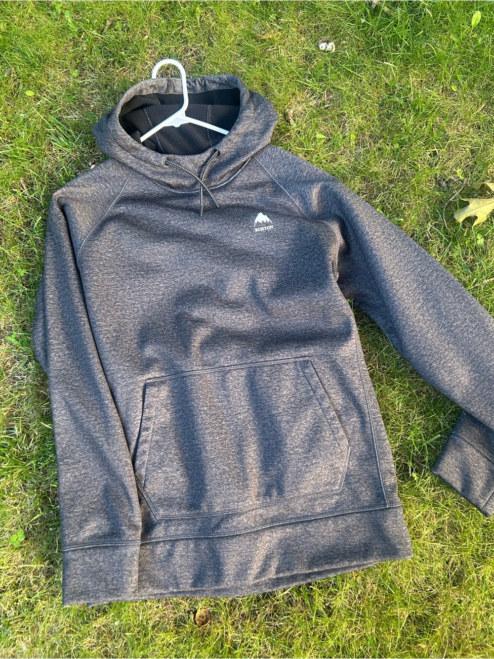 Burton Men’s ' Heather Gray Pullover Hoodie Jacket